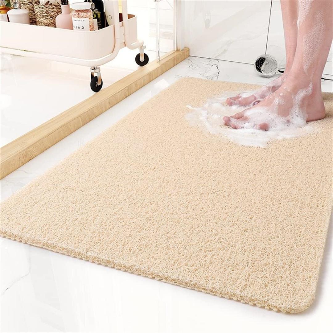Tapis de douche antidérapant anti-moisissure à séchage rapide