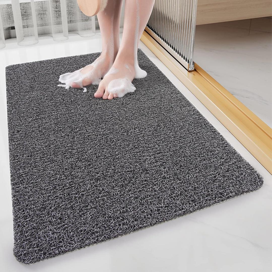 Tapis de douche antidérapant anti-moisissure à séchage rapide