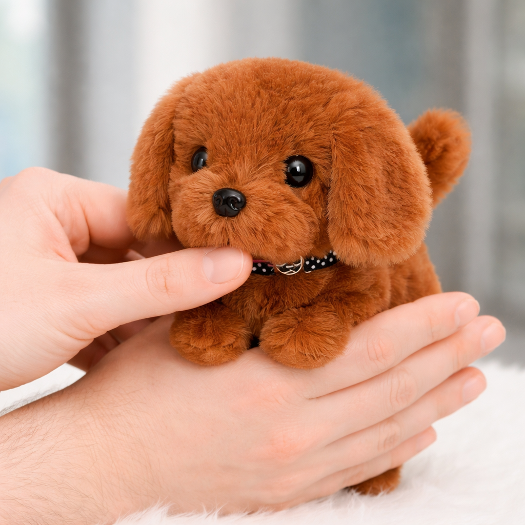 Juguete interactivo para cachorro compañero de peluche