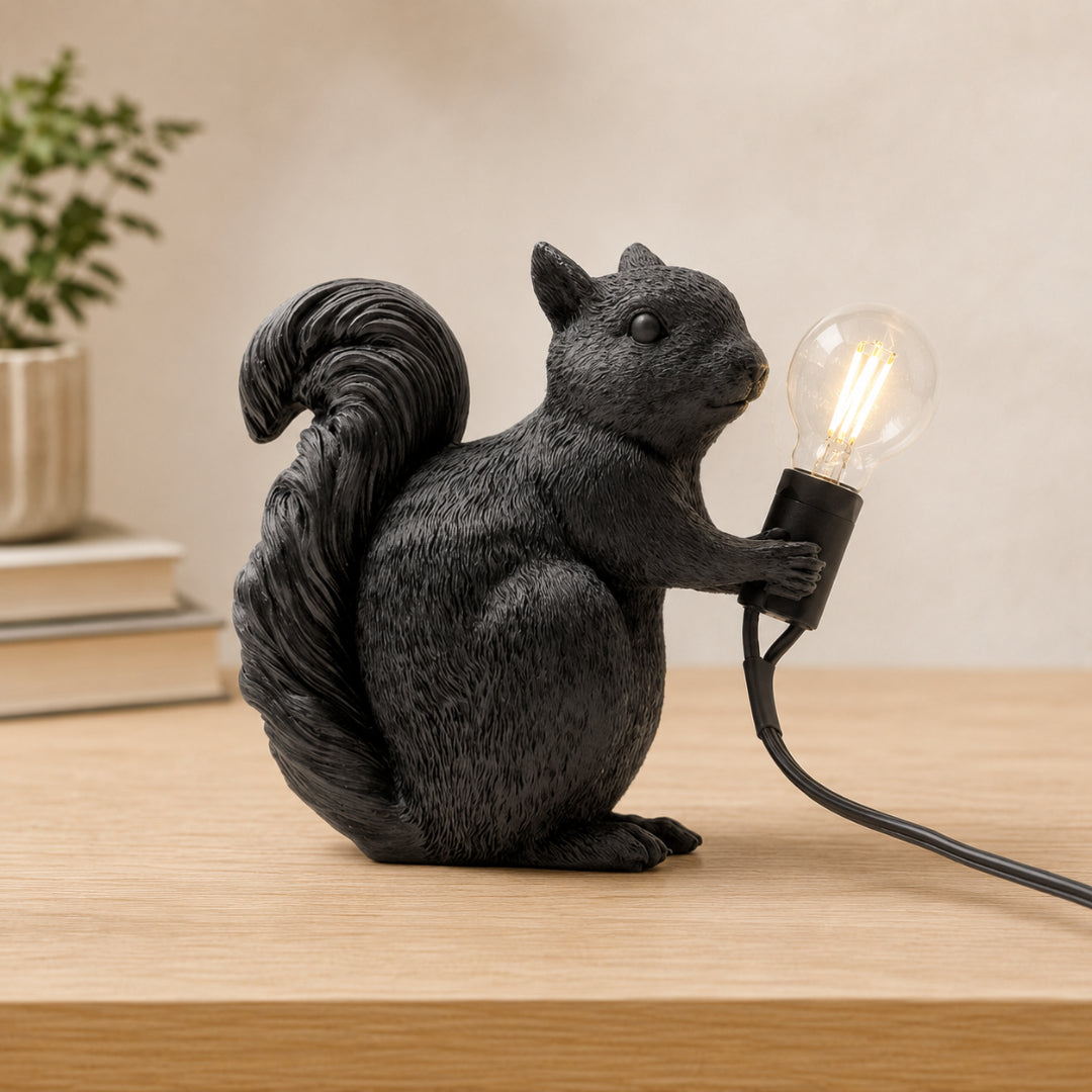 SquirrelGlow LEDテーブルランプ | キュートなデザイン＆子供部屋向けの暖かい光