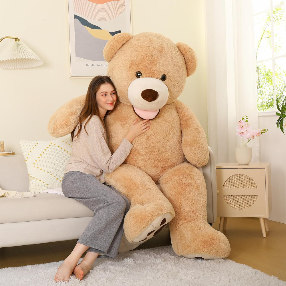 Gran oso de peluche suave de felpa funda exterior