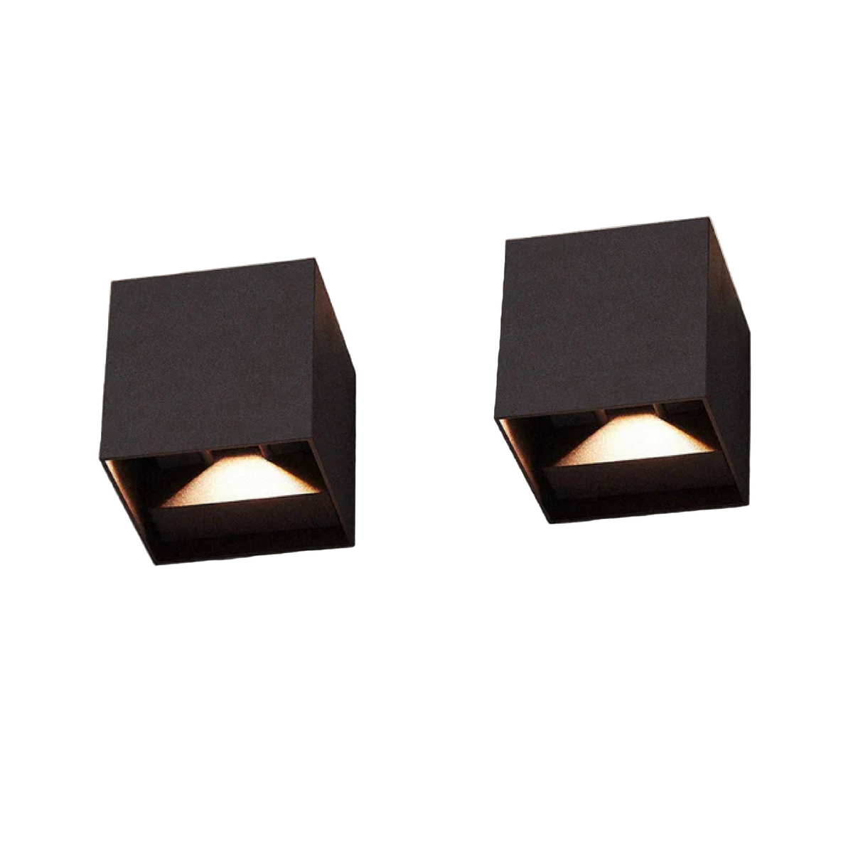 GlowCube LED Wall Light | Adjustable Brightness & Wireless Design for Home/Office