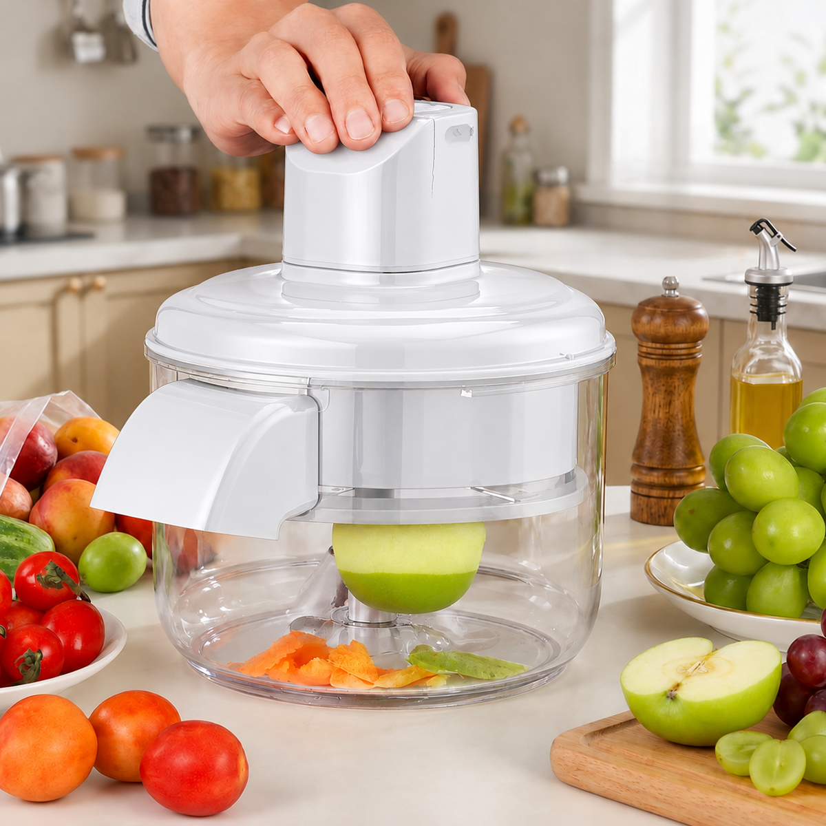 Vegetable Peeler Electric Fruit Skin Remover Plastic Kitchen Tool