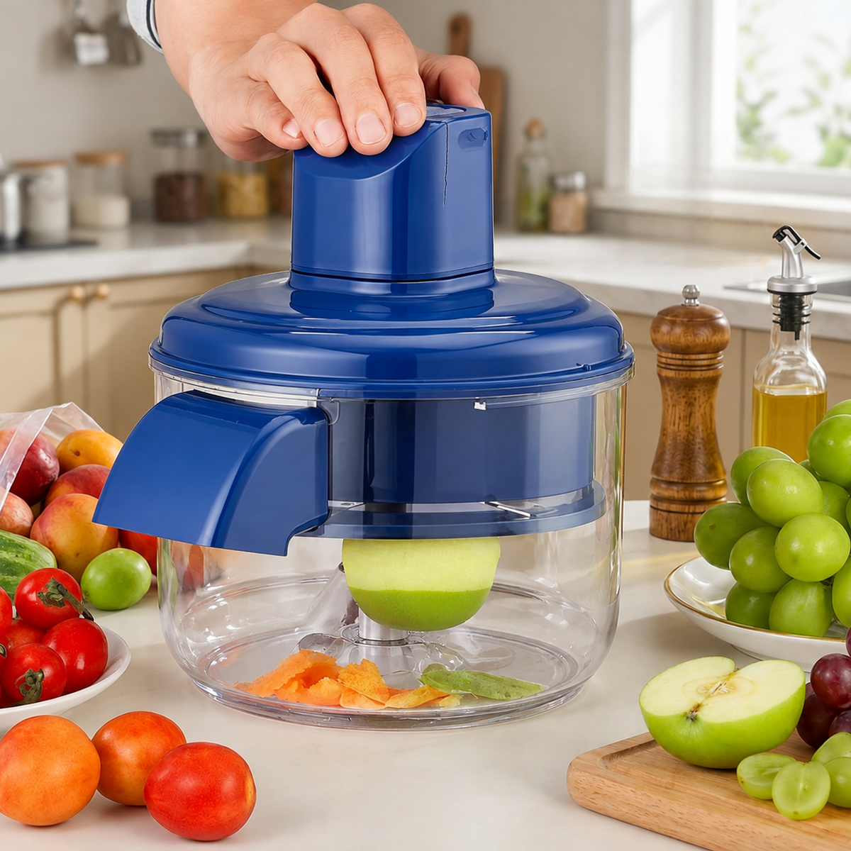 Vegetable Peeler Electric Fruit Skin Remover Plastic Kitchen Tool