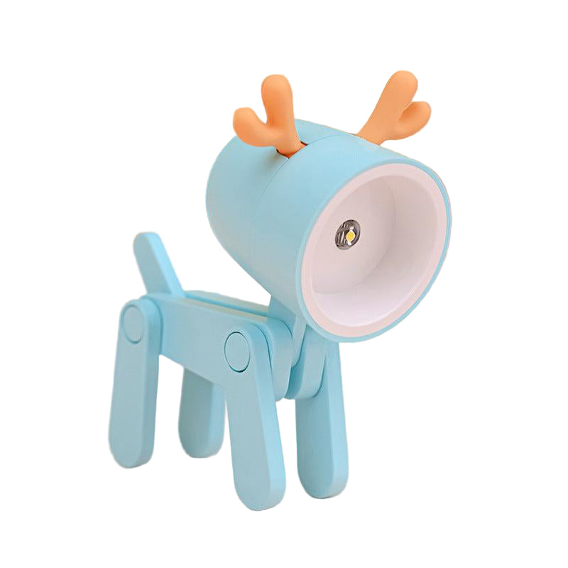 Lámpara de escritorio animal ajustable con luz nocturna LED