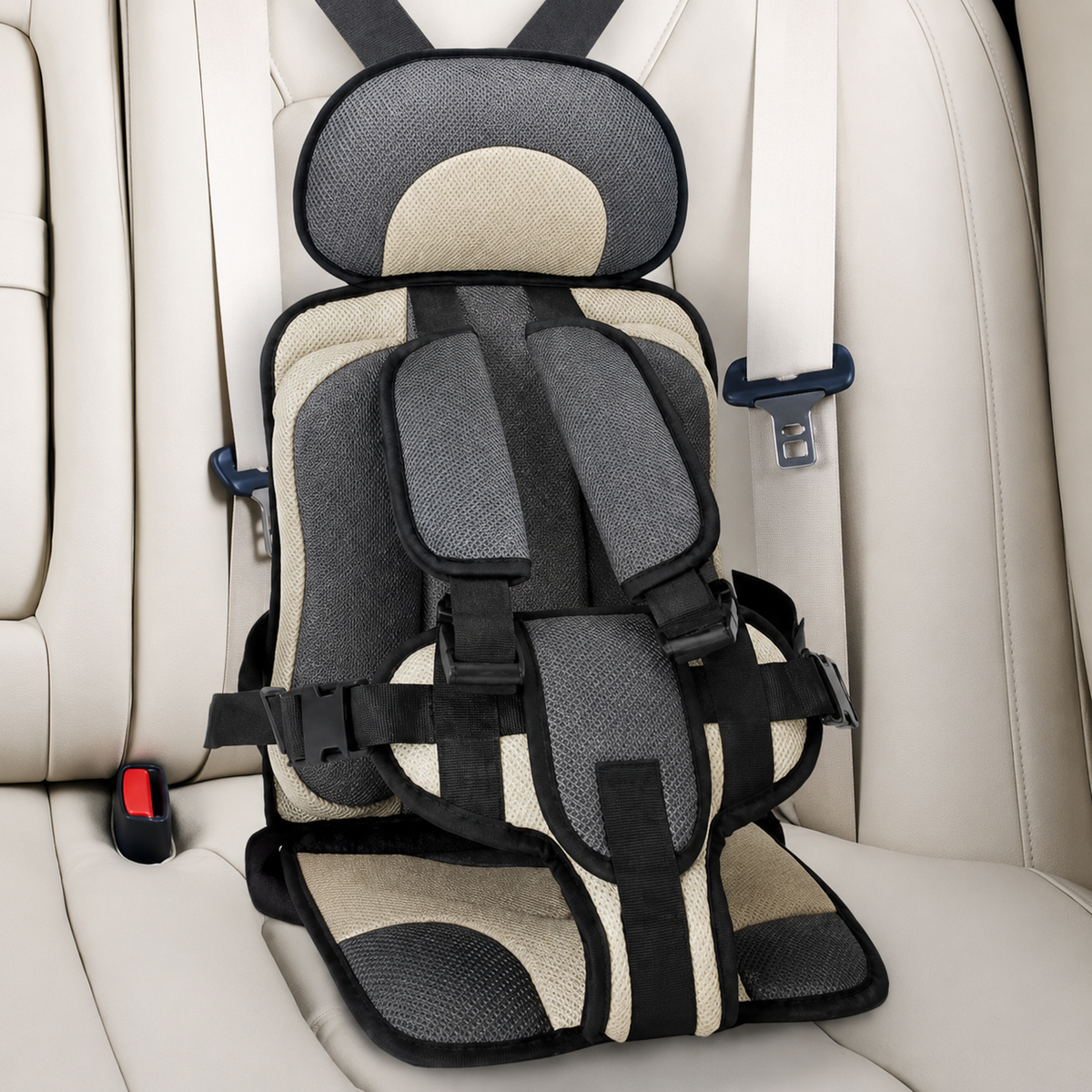 Child Car Seat Travel Portable Adjustable Foldable - Image 4