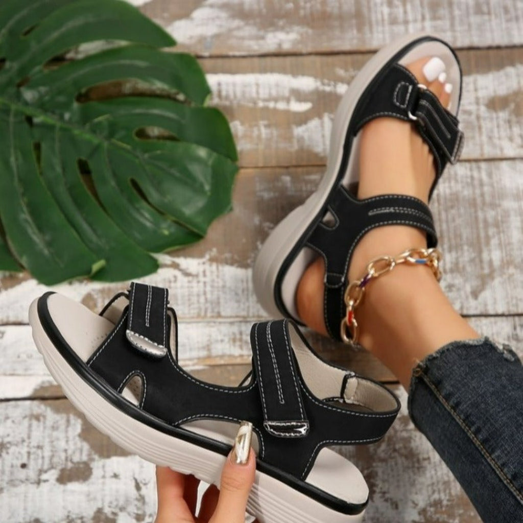 Sandalias ortopédicas con cojín de soporte para el arco