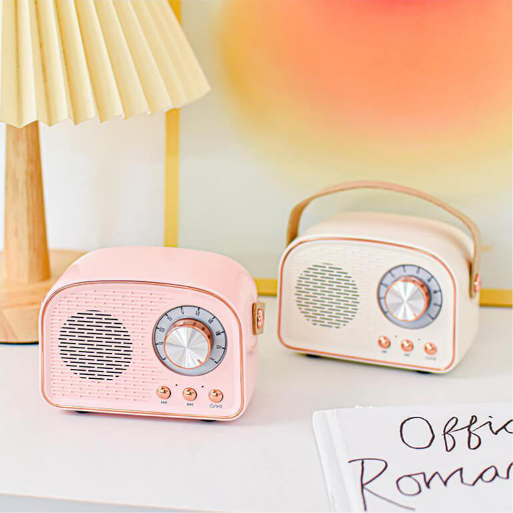 Altoparlante Bluetooth Retrò Radio Portatile Wireless