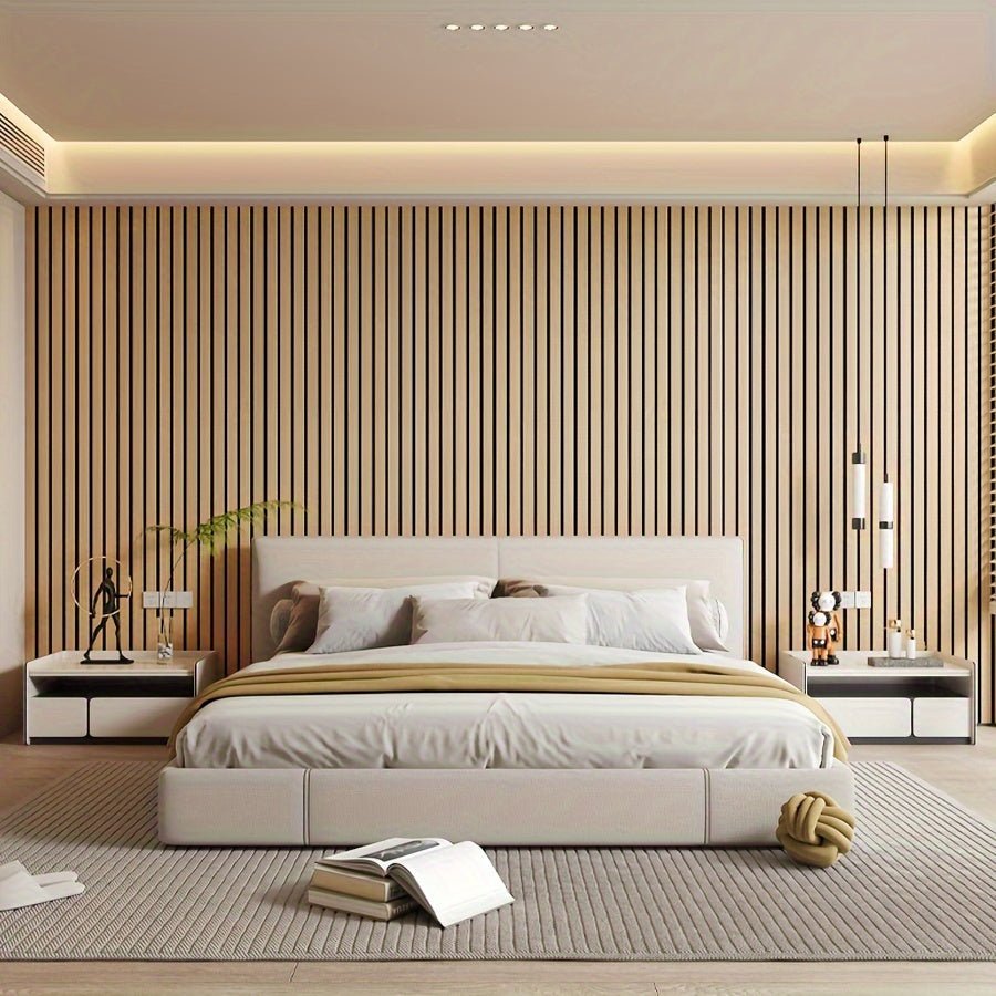 Pannelli Parete 3D Adesivi Effetto Legno PVC Decorativi